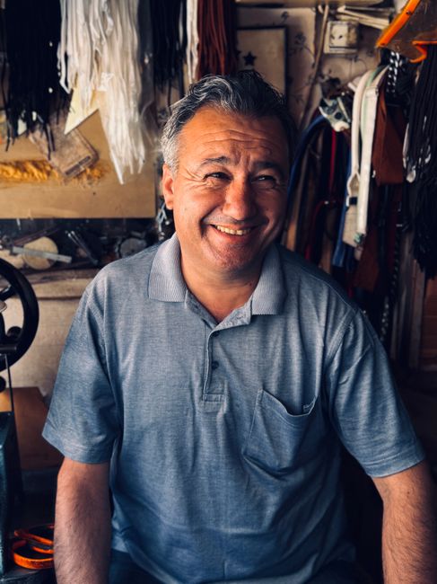 Portret Andreja Pasa, ustanovitelja delavnice