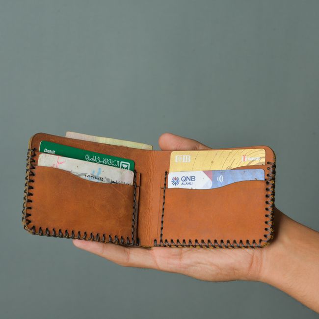 Usnjena denarnica Bifold